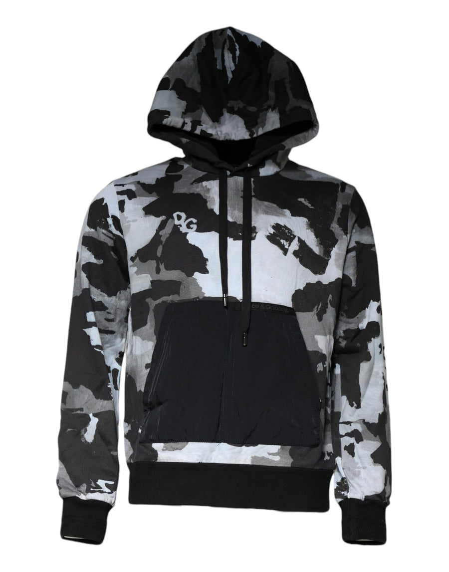 Dolce & Gabbana 95% Cotton 5% Nylon hoodie in black