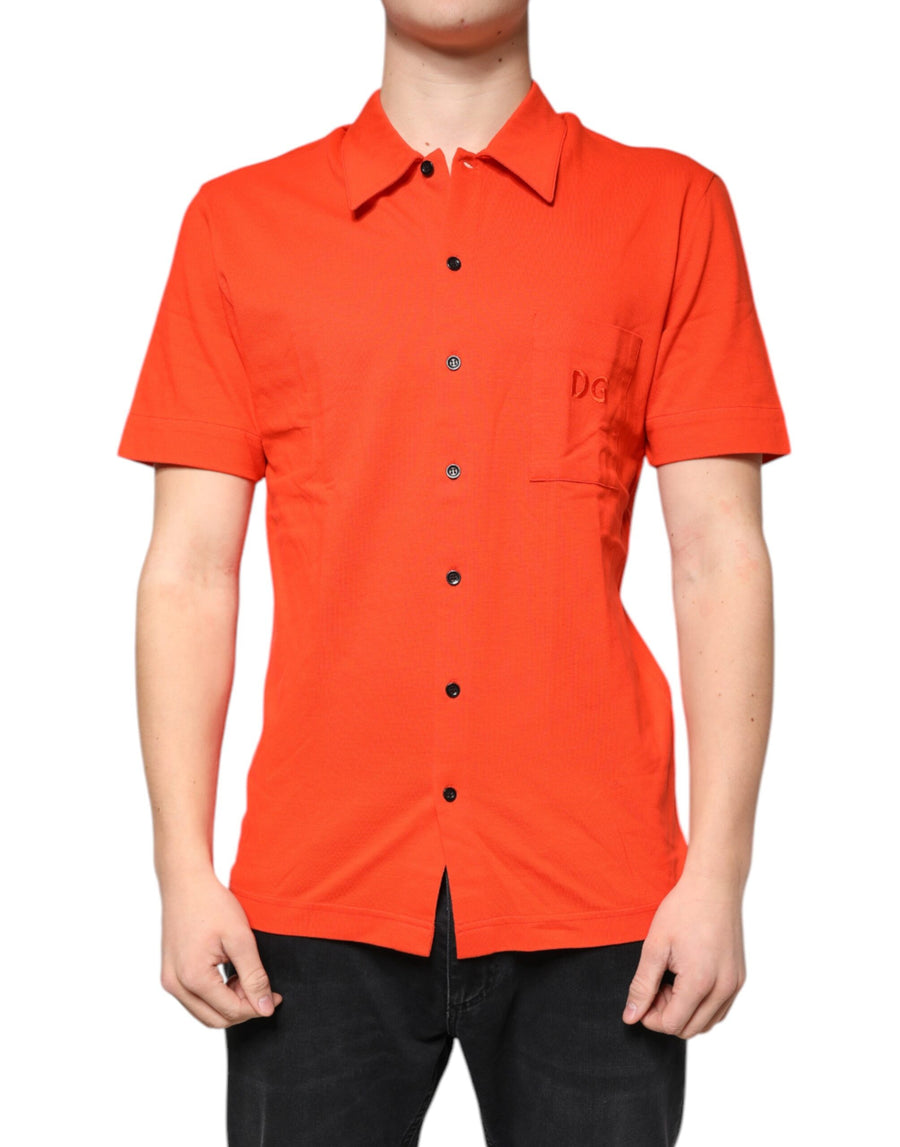 Dolce & Gabbana 100% Cotton shirt in orange