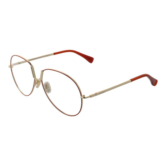 Orange Metal Glasses (frames) Accessory
