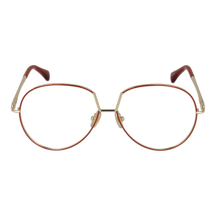 Orange Metal Glasses (frames) Accessory