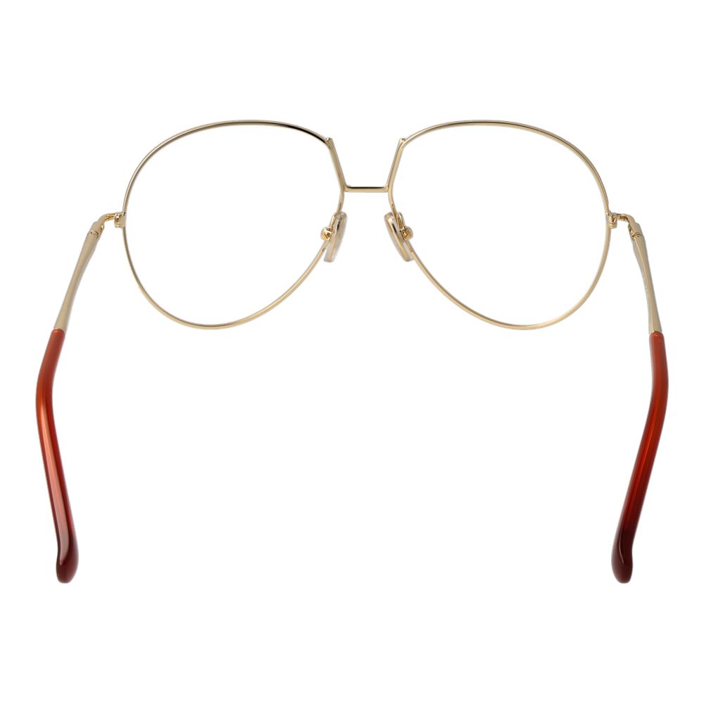 Orange Metal Glasses (frames) Accessory