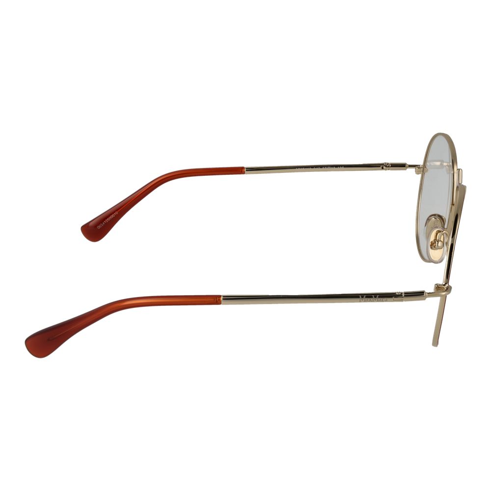 Orange Metal Glasses (frames) Accessory