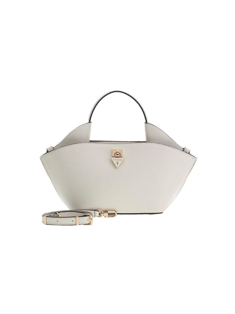 Guess 100% Polyurethane tote bag in white