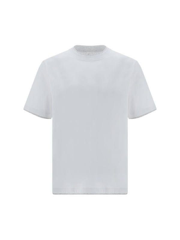 Brunello Cucinelli 100% cotton t-shirt in white