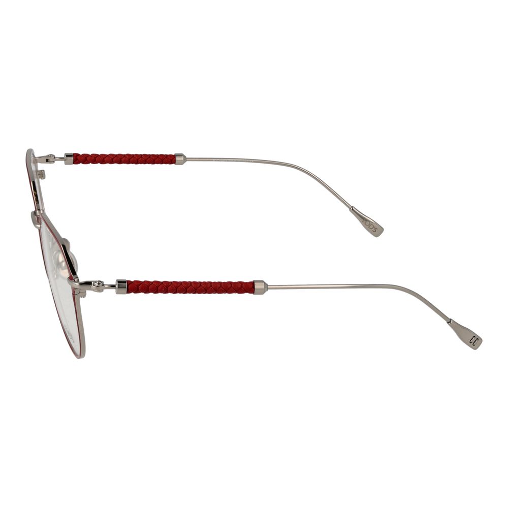 Tod's TO-1044888 Metal eyeglasses in red — view 4