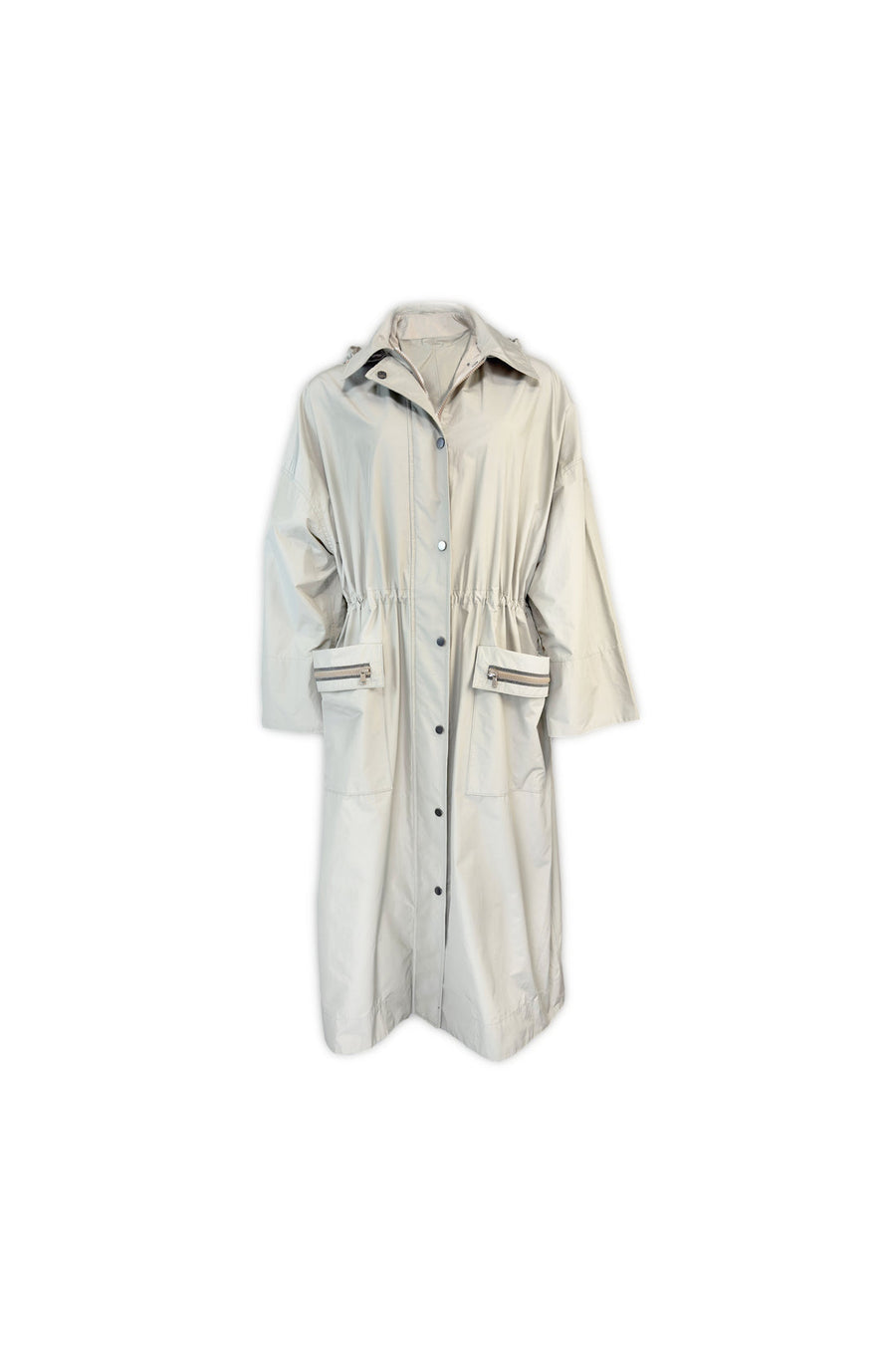 Brunello Cucinelli Womens Light Beige Relaxed Jacket Olive