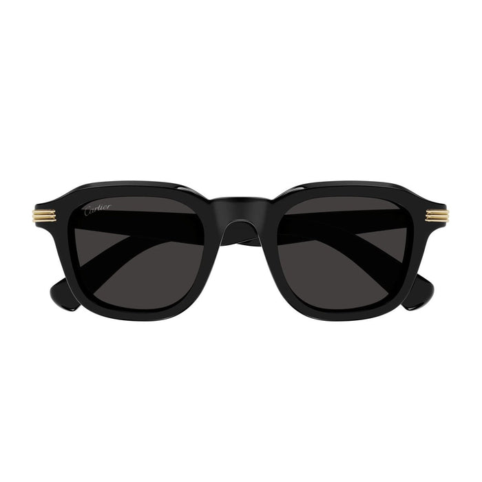 Cartier Ct0536s Première De Black Acetato Riciclato Sunglasses