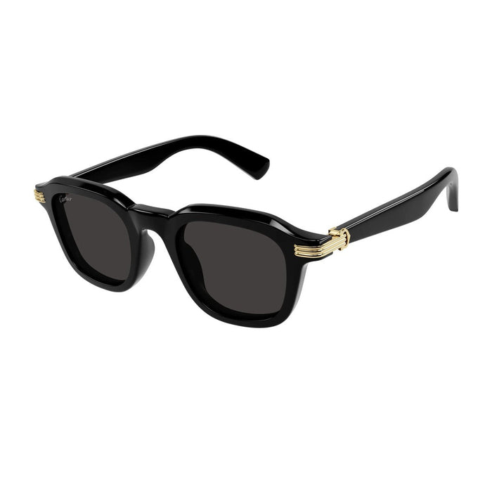 Cartier Ct0536s Première De Black Acetato Riciclato Sunglasses