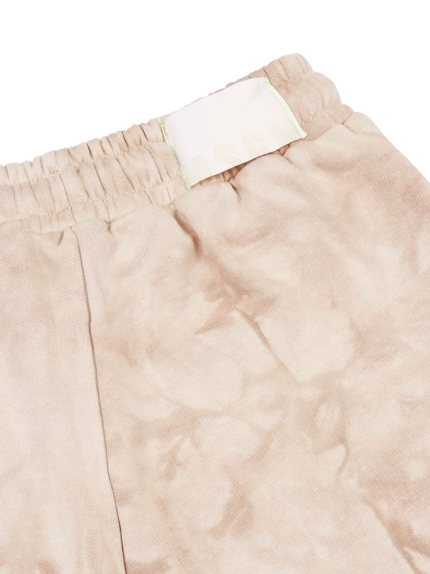 FLEECE SHORTS BOY Beige Cotton Bermuda