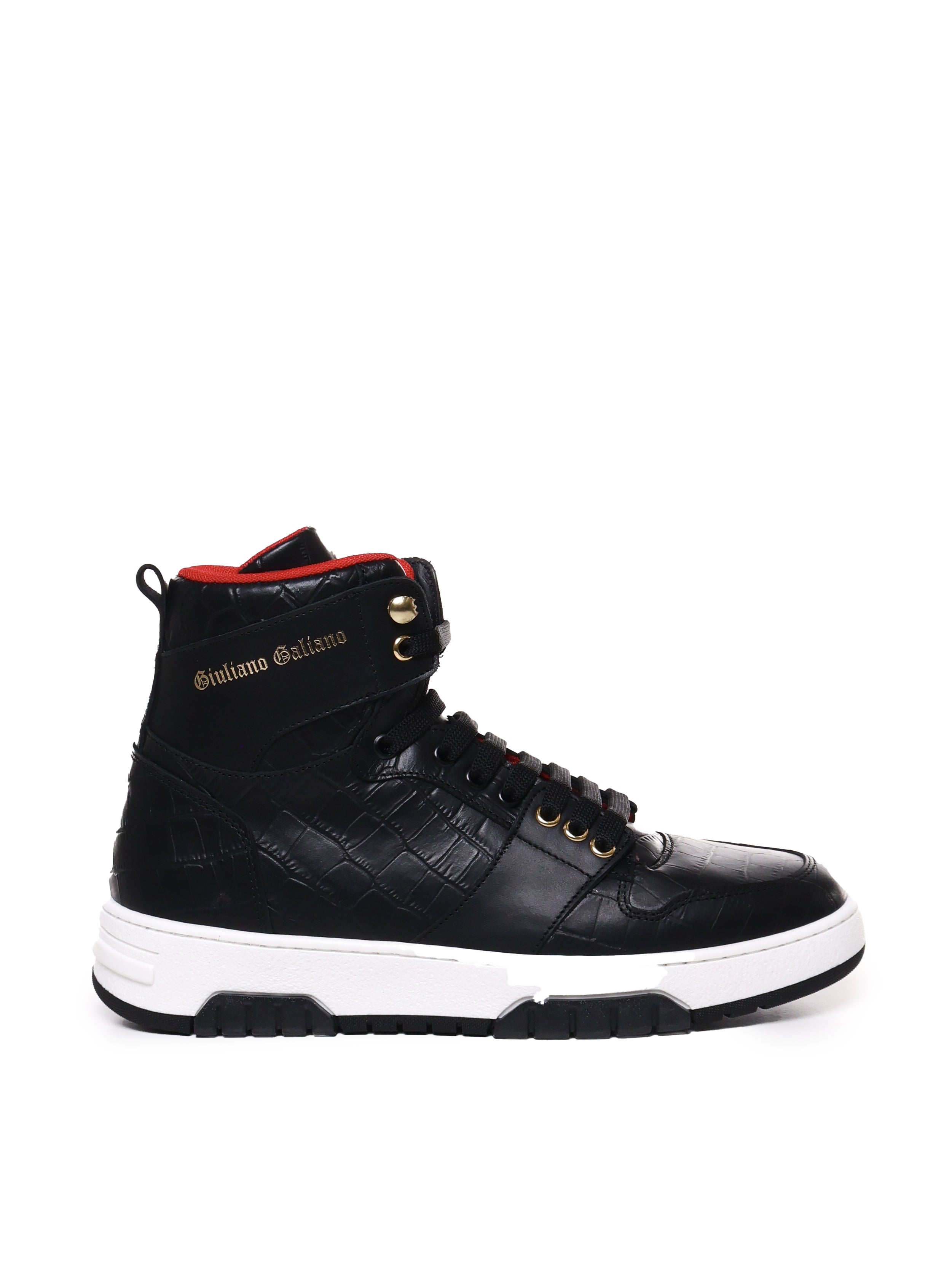 Giuliano Galiano Sneakers Black Calfskin