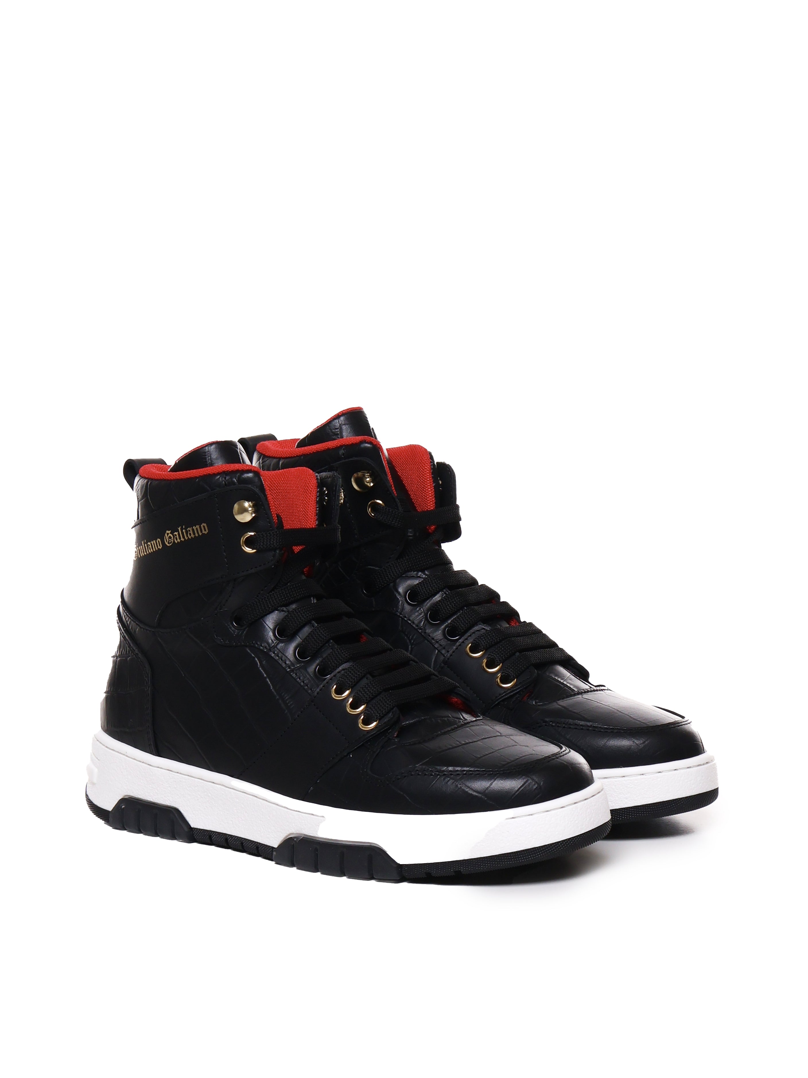Giuliano Galiano Sneakers Black Calfskin