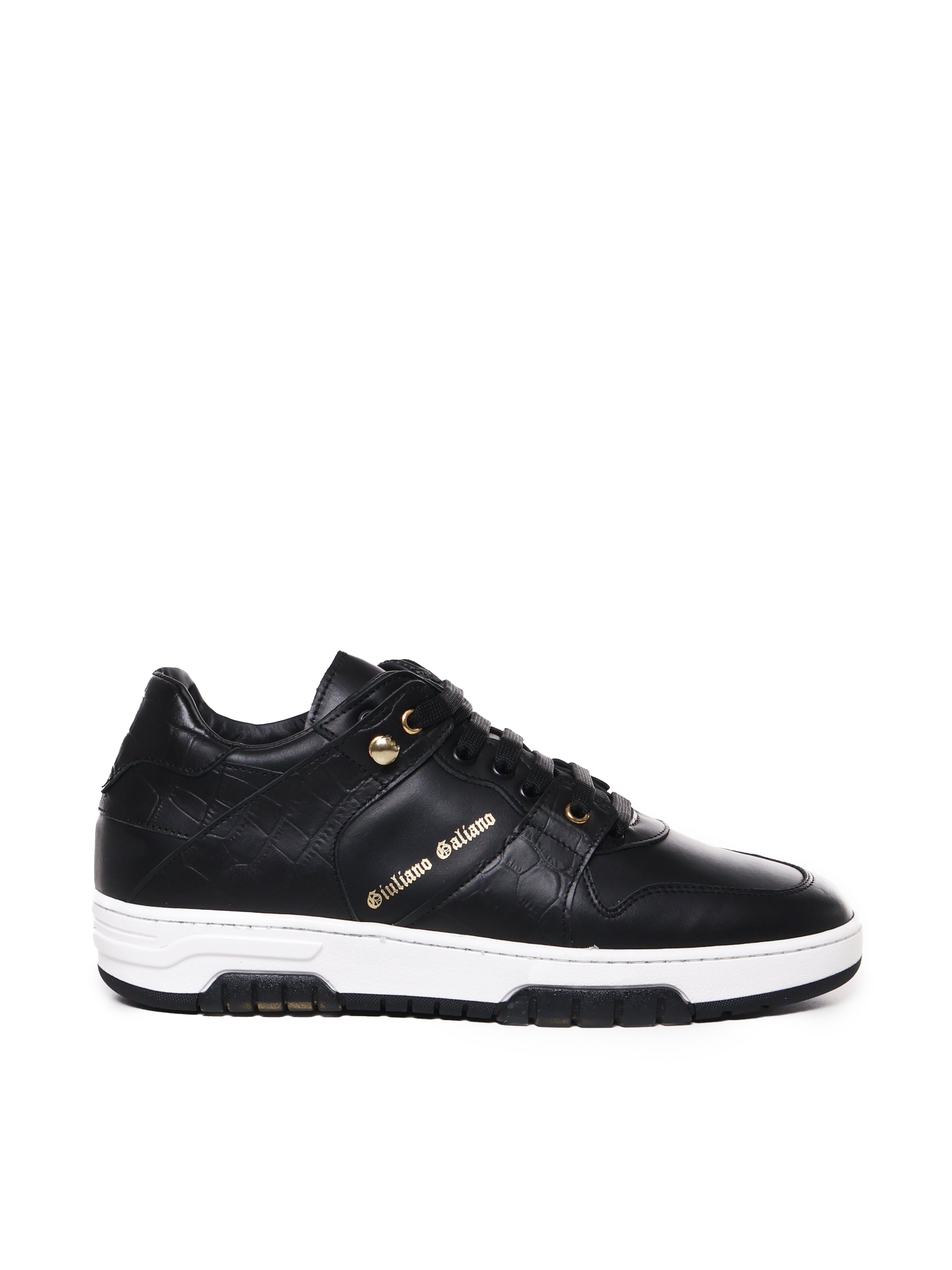 Giuliano Galiano Sneakers Black Calfskin