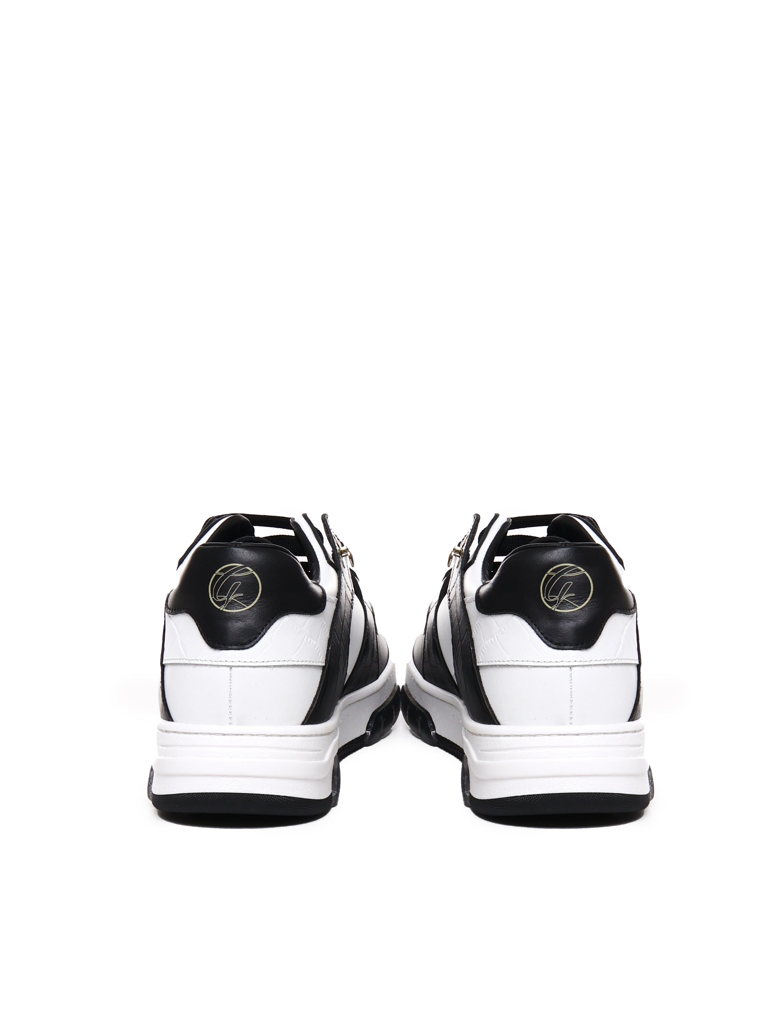 Giuliano Galiano Sneakers White, Black Calfskin