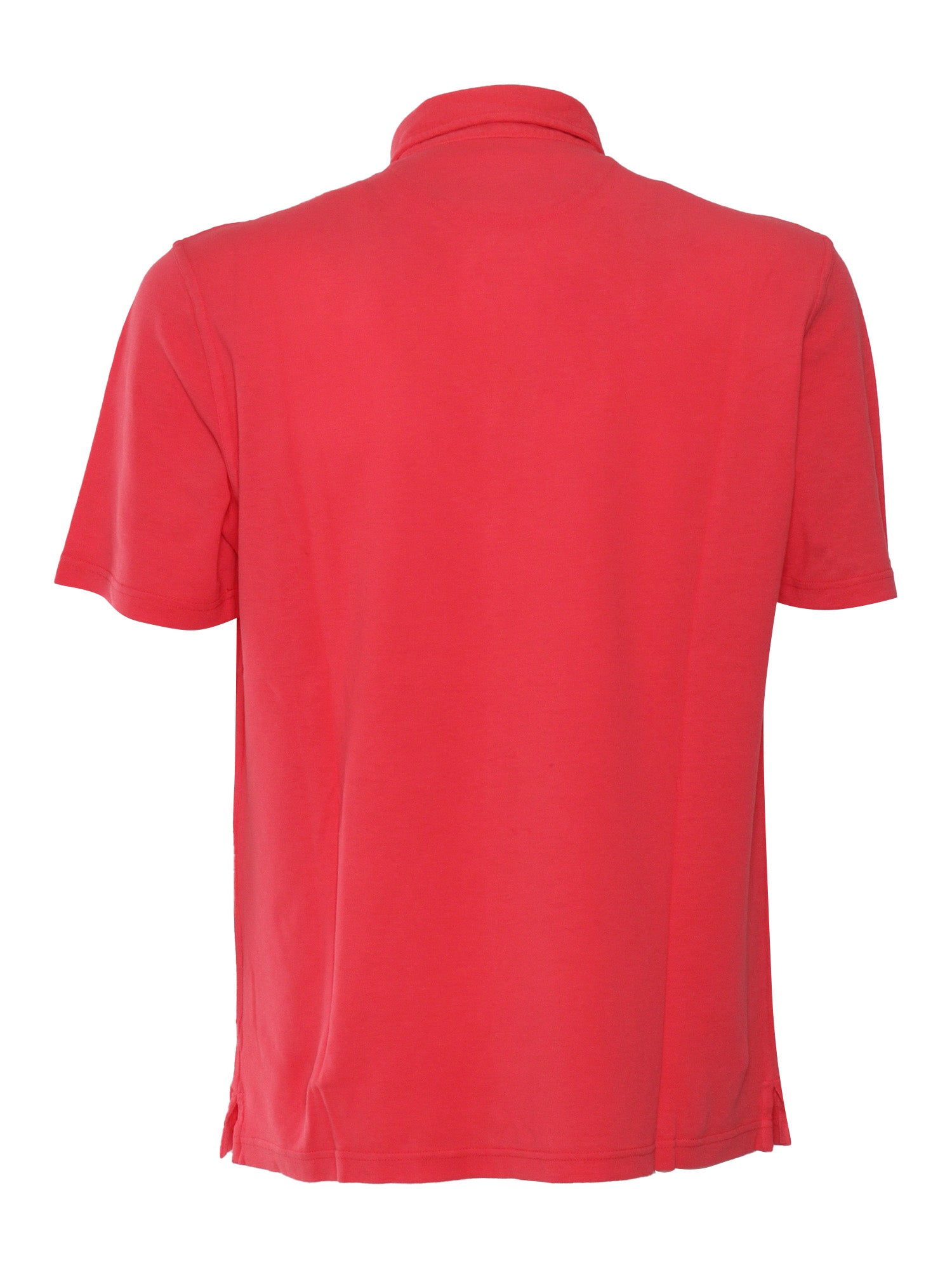 POLO-SHIRT S-S KNITTED MAN Red Cotton Polo Shirt