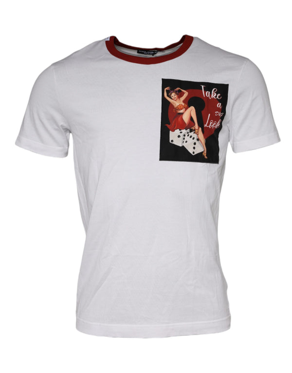 Dolce & Gabbana 100% Cotton t-shirt in white
