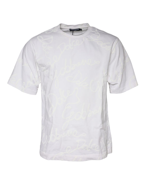 Dolce & Gabbana 100% Cotton t-shirt in white