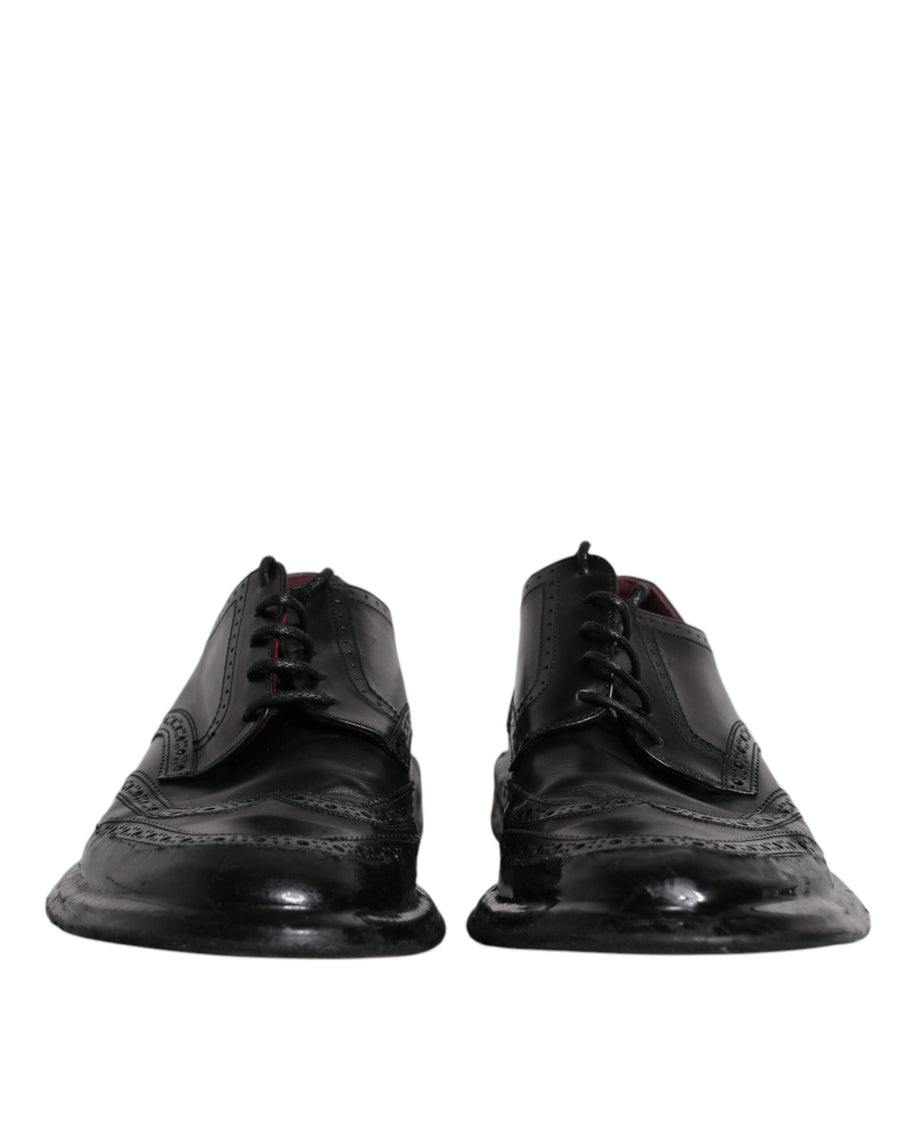 Dolce & Gabbana 100% Calfskin Leather dress shoe in black