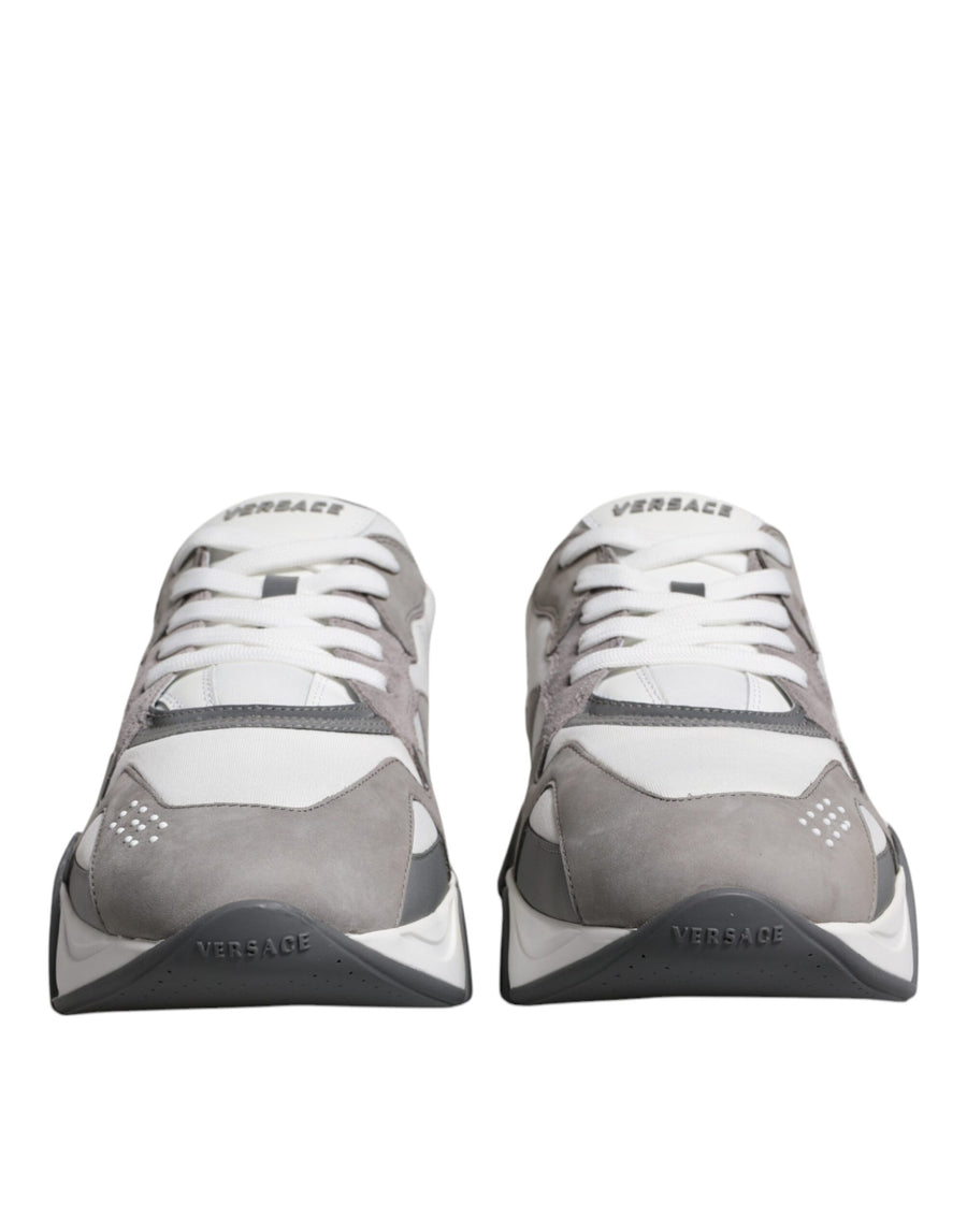 Versace 60% Cotton sneaker in gray