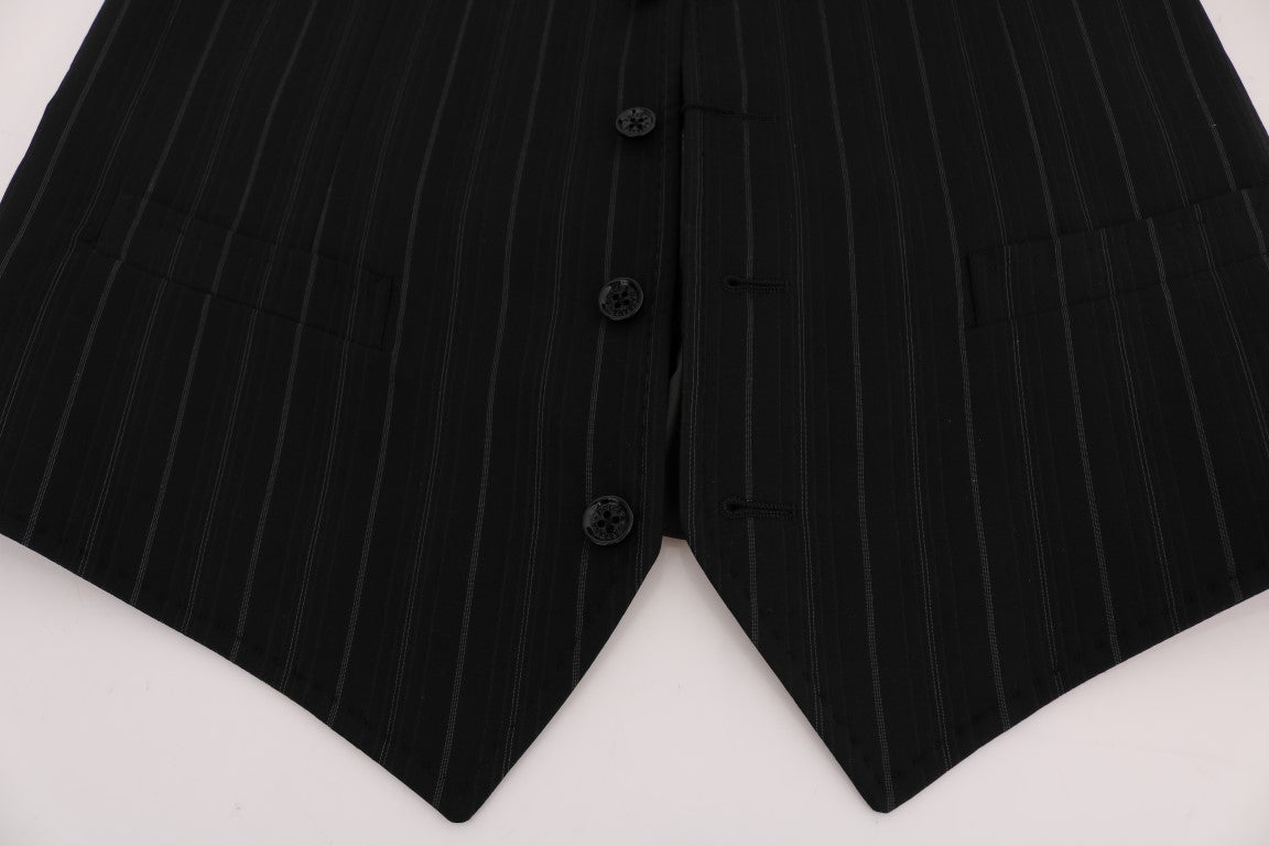 Dolce & Gabbana 80% Cotton vest in black — view 5