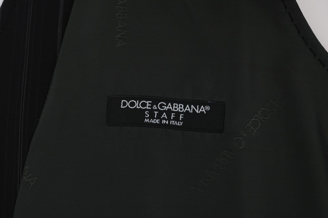 Dolce & Gabbana 80% Cotton vest in black — view 6