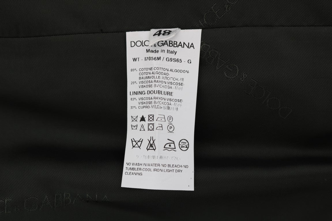 Dolce & Gabbana 80% Cotton vest in black — view 7