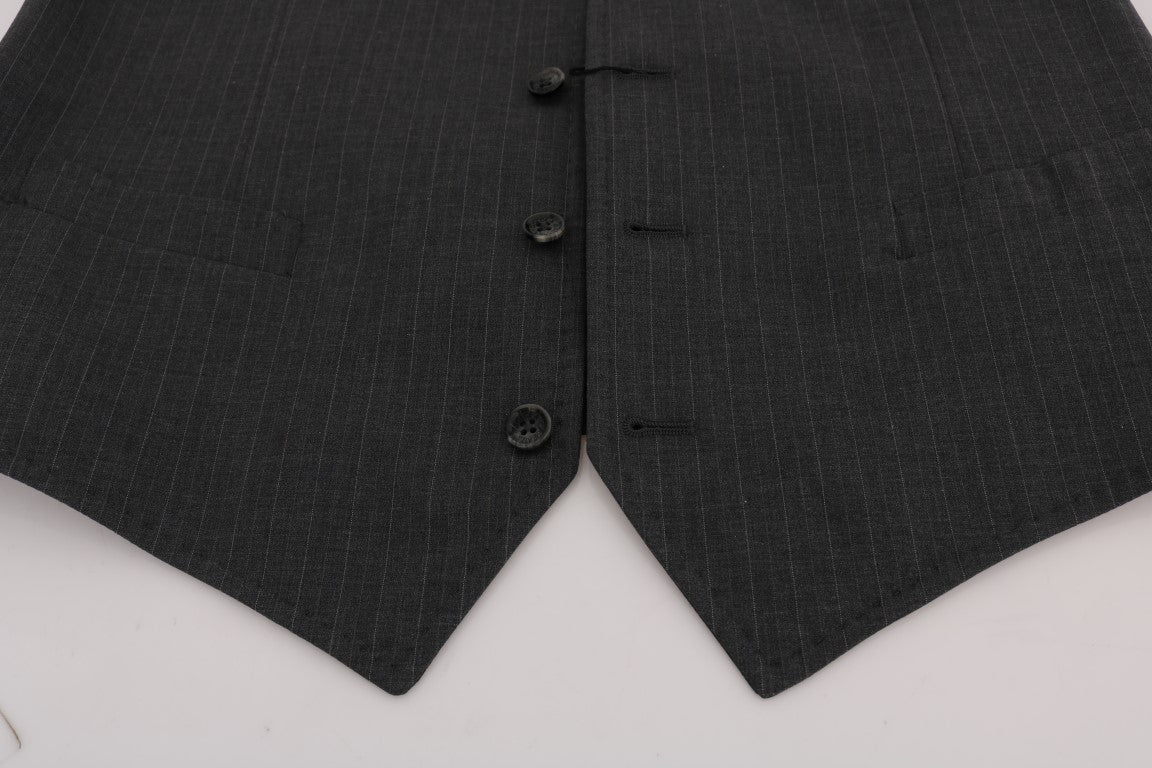 Dolce & Gabbana 80% Cotton vest in gray — view 5