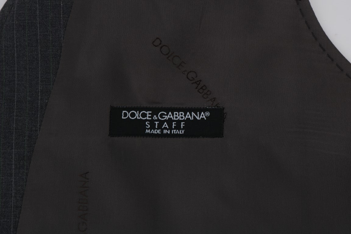 Dolce & Gabbana 80% Cotton vest in gray — view 6