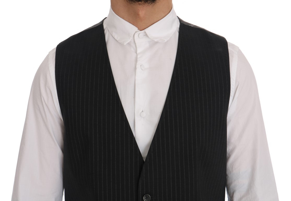 Dolce & Gabbana 80% Cotton vest in gray — view 4
