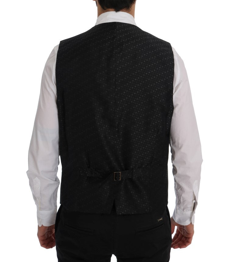 Dolce & Gabbana 80% Cotton vest in gray — view 3