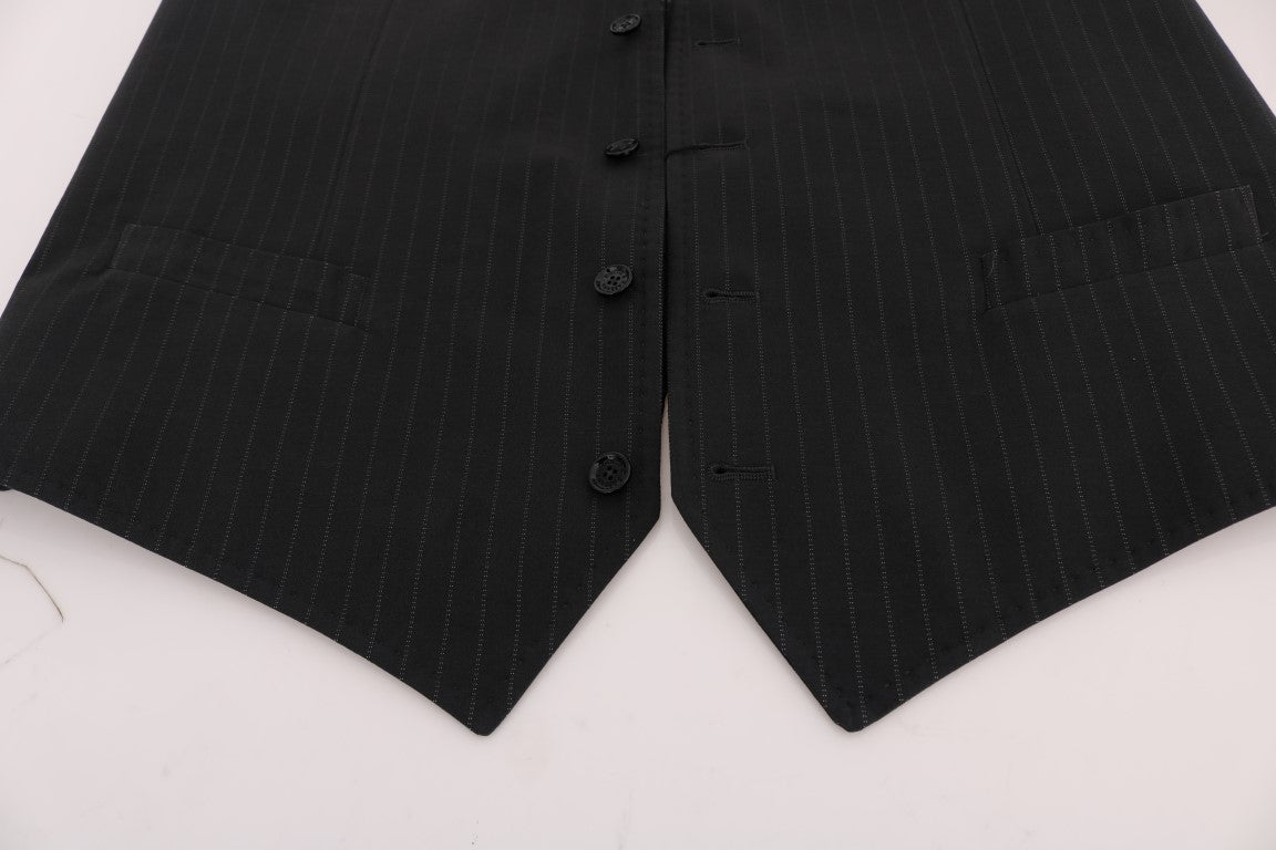 Dolce & Gabbana 80% Cotton vest in gray — view 5