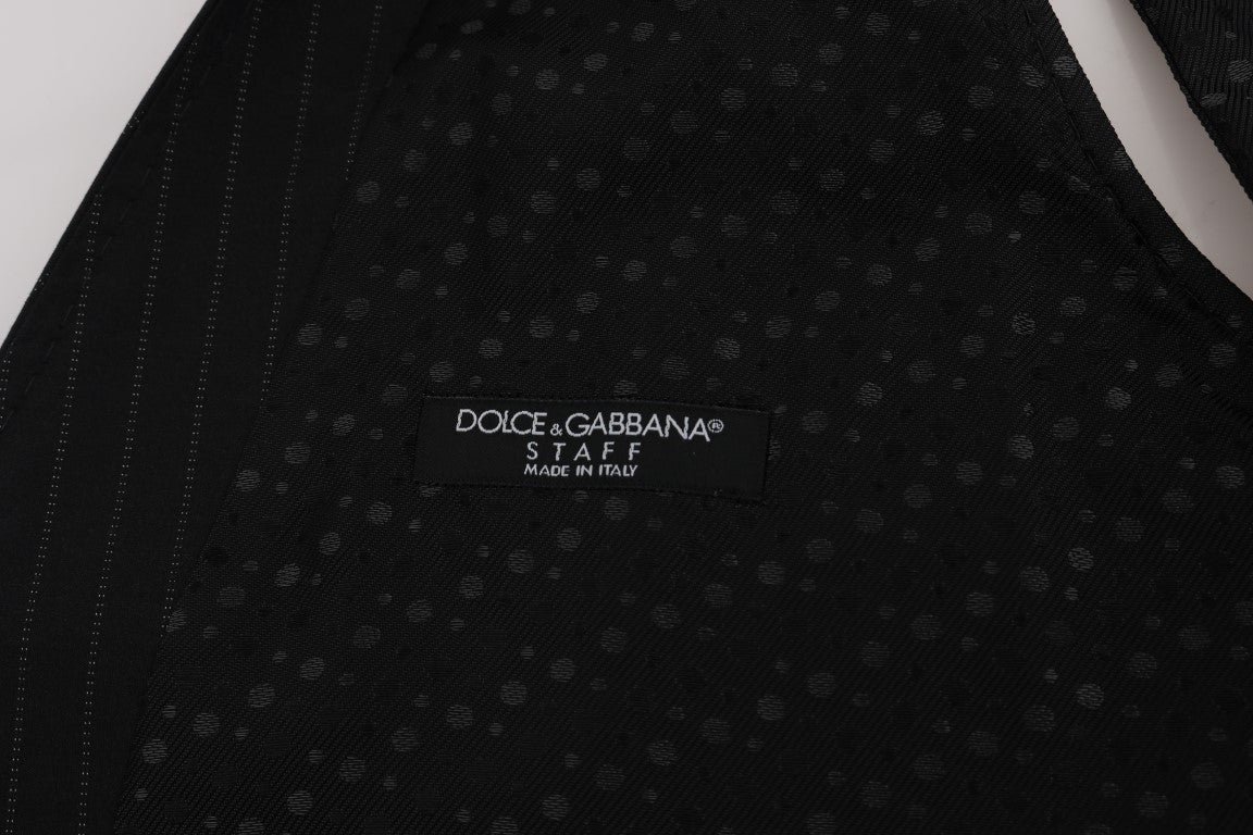Dolce & Gabbana 80% Cotton vest in gray — view 6