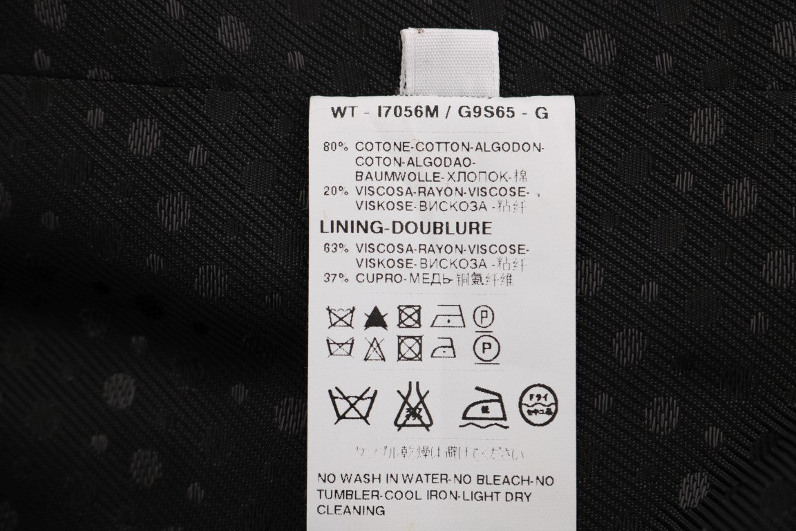 Dolce & Gabbana 80% Cotton vest in gray — view 7