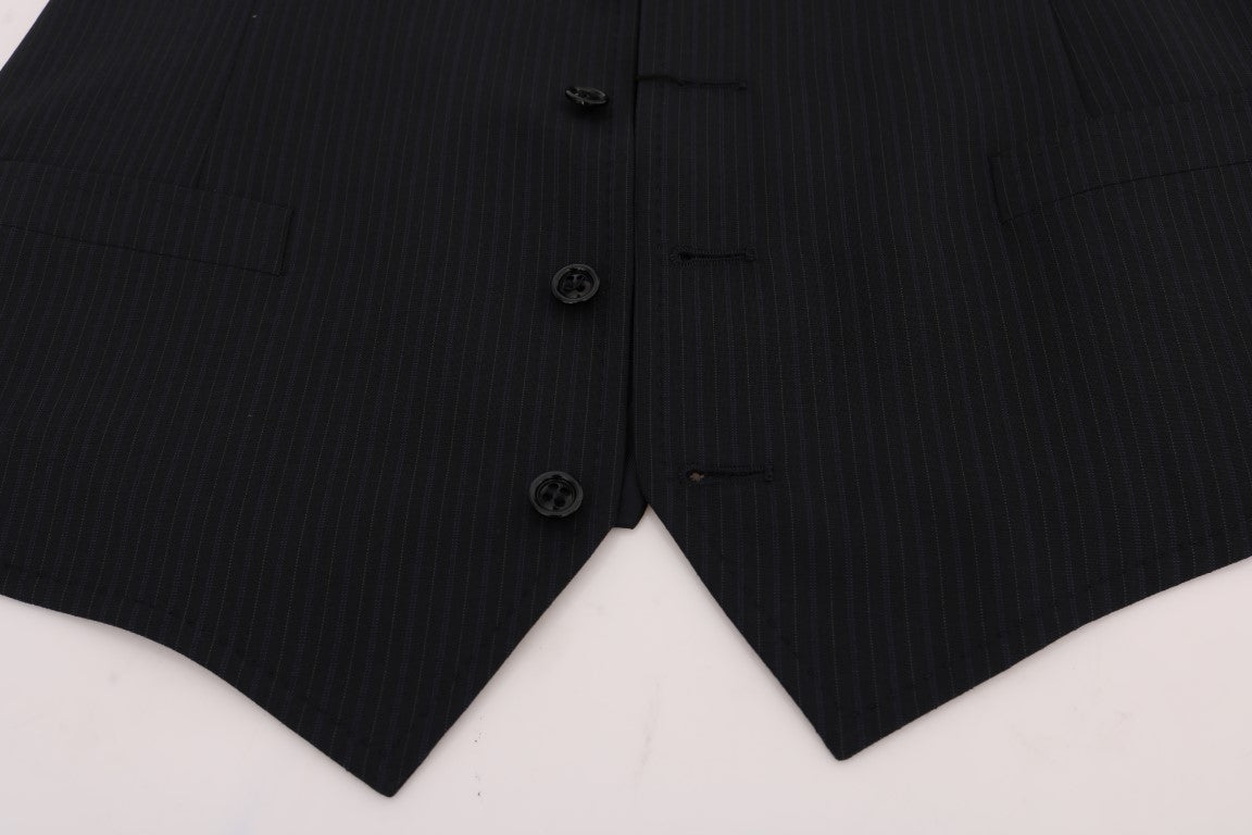 Dolce & Gabbana 98% Wool vest in black — view 5