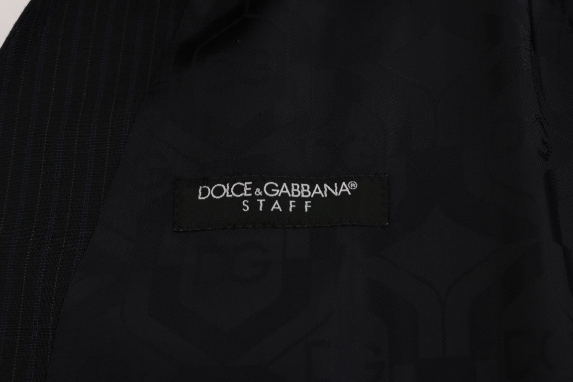 Dolce & Gabbana 98% Wool vest in black — view 6