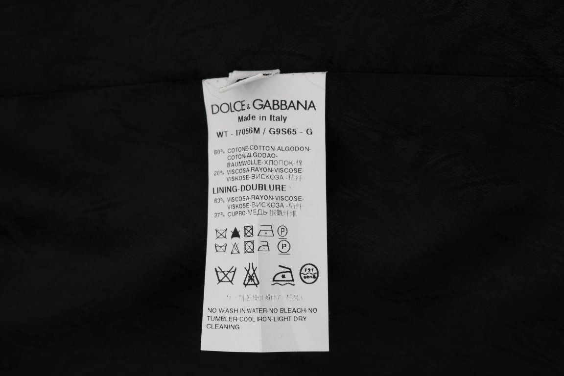 Dolce & Gabbana 80% Cotton vest in black — view 5