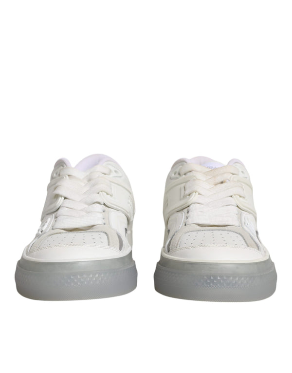 Dolce & Gabbana 74% Calf Leather sneaker in white