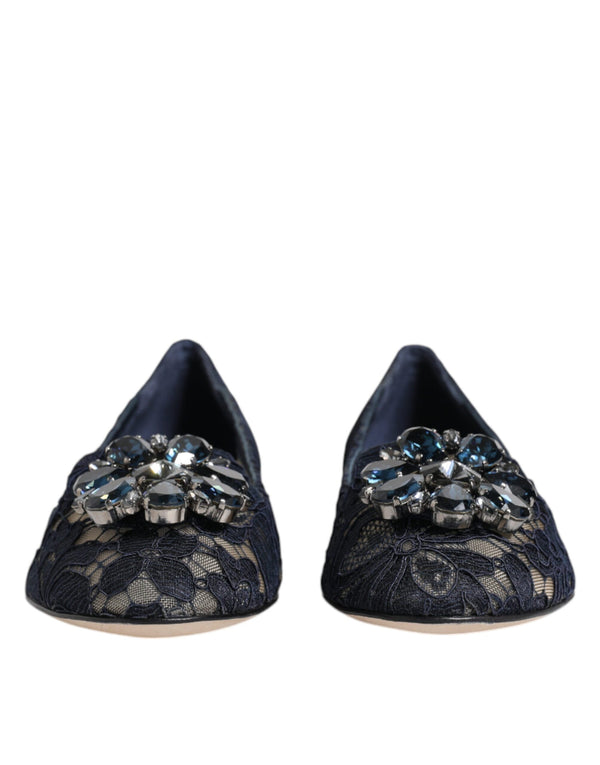 Dolce & Gabbana 56% Viscose flat in navy