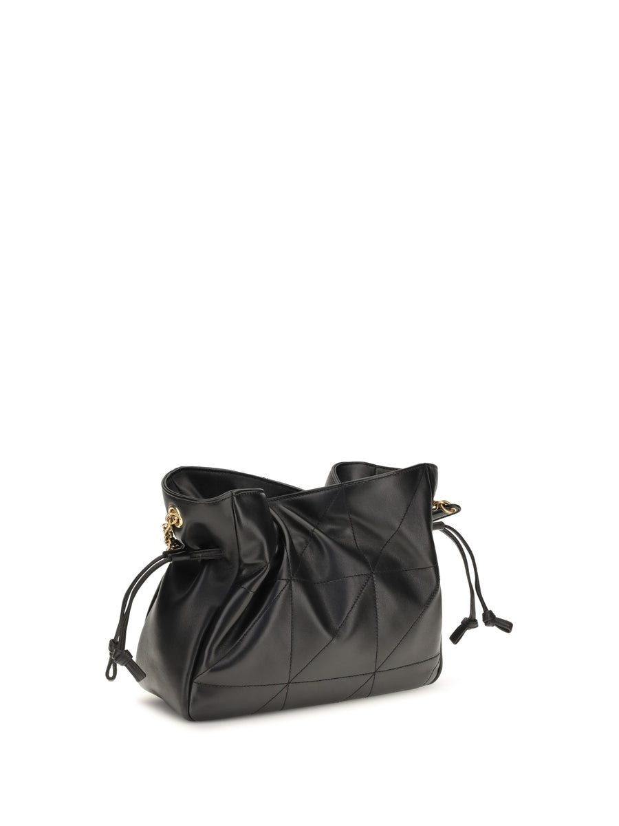Pouch Jamie Black Lambskin Shoulder Bags