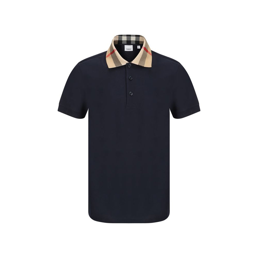 Burberry 100% Cotton polo shirt in navy