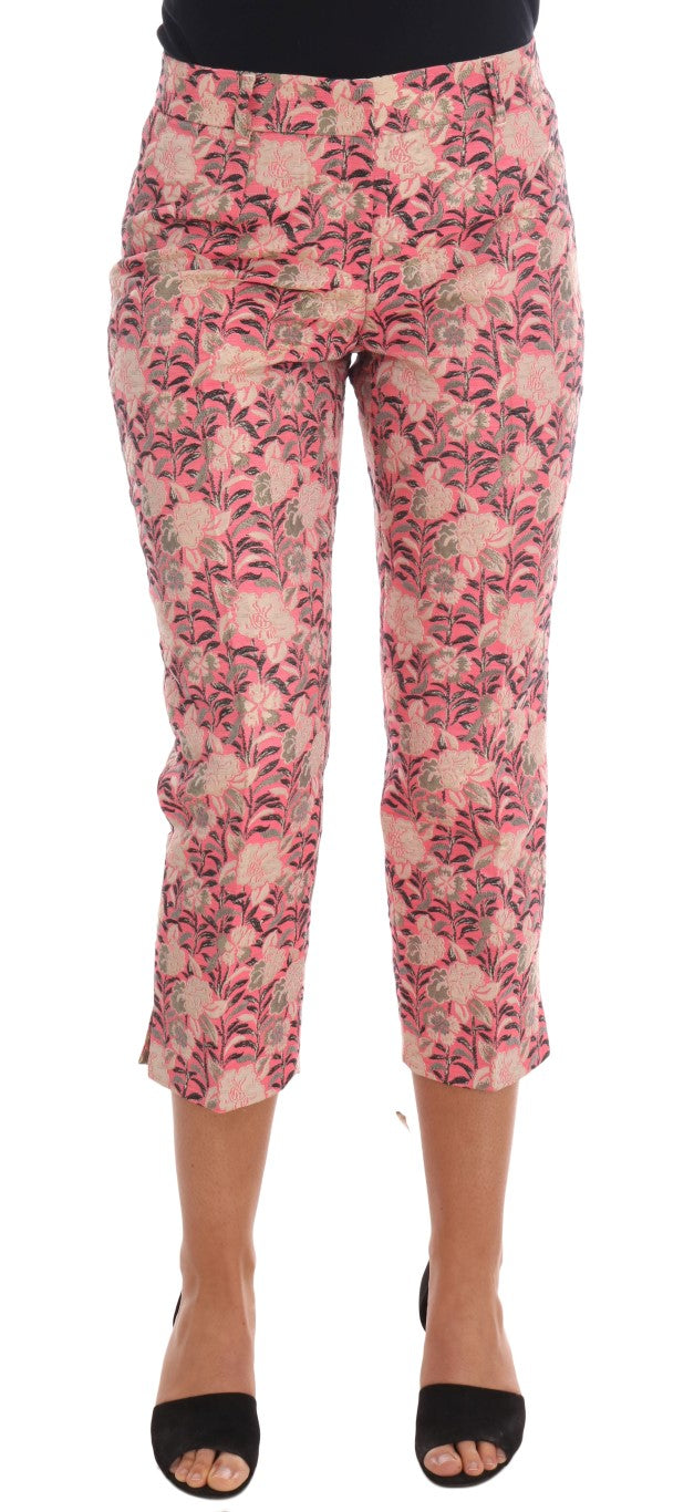 Dolce & Gabbana 23% Cotton capri pants in pink