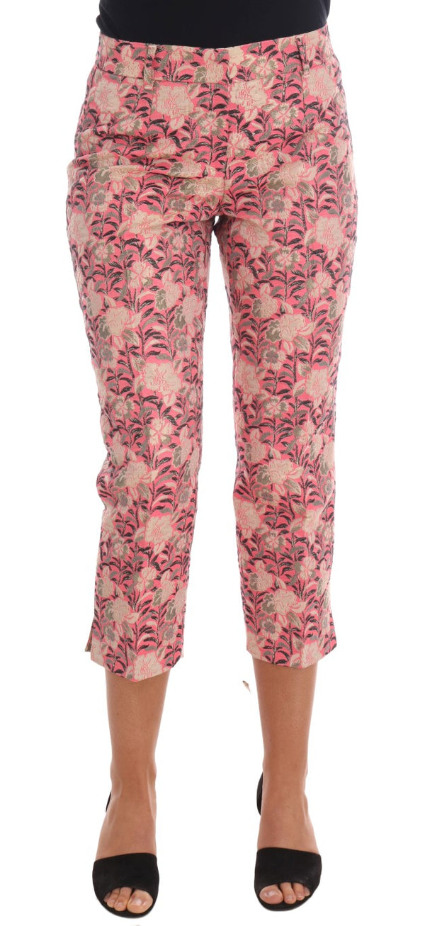 Dolce & Gabbana 23% Cotton capri pants in pink