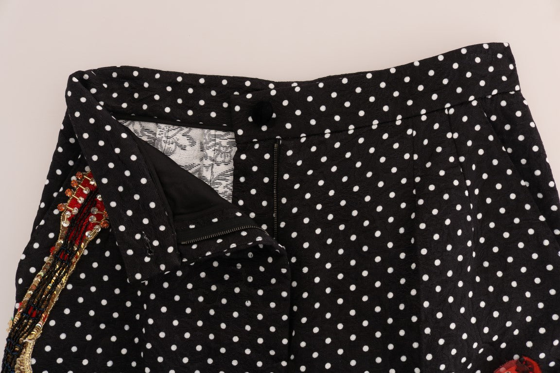 Dolce & Gabbana 64% Rayon trousers in black — view 4