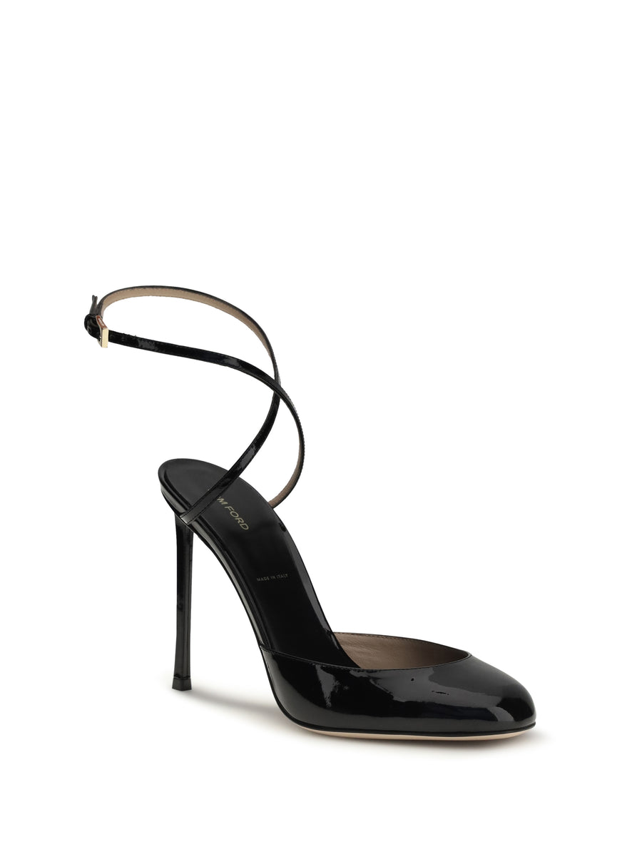 Pumps Selen Patent Black Calf Leather