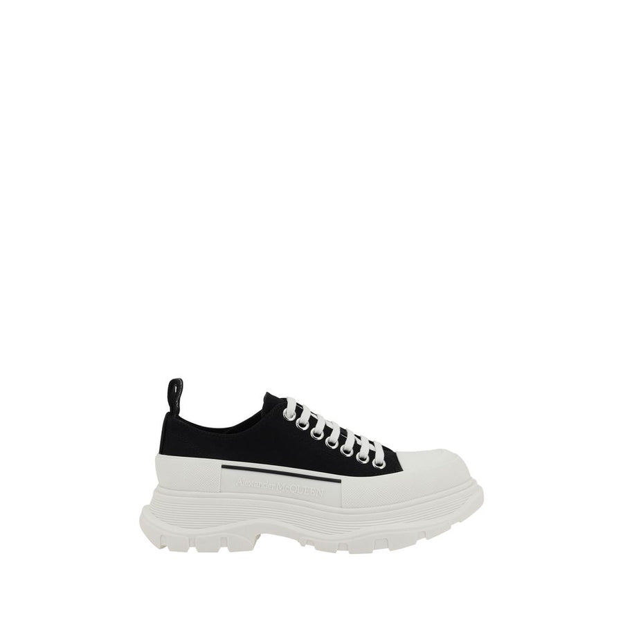 Alexander McQueen 100% Cotton sneaker in black