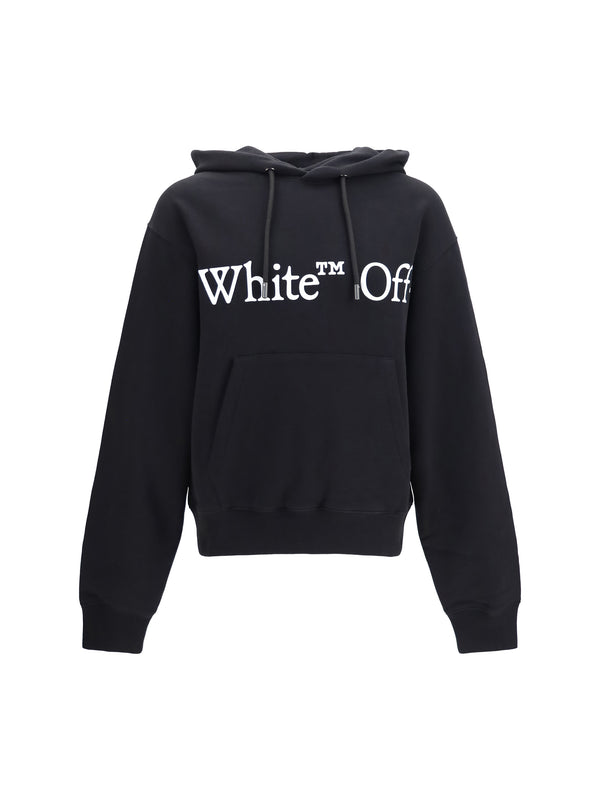 Off-White 100% Cotton hoodie in black