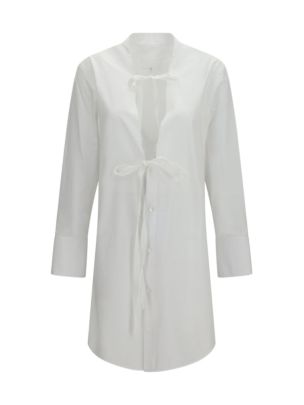 Maison Margiela 100% Cotton dress in white