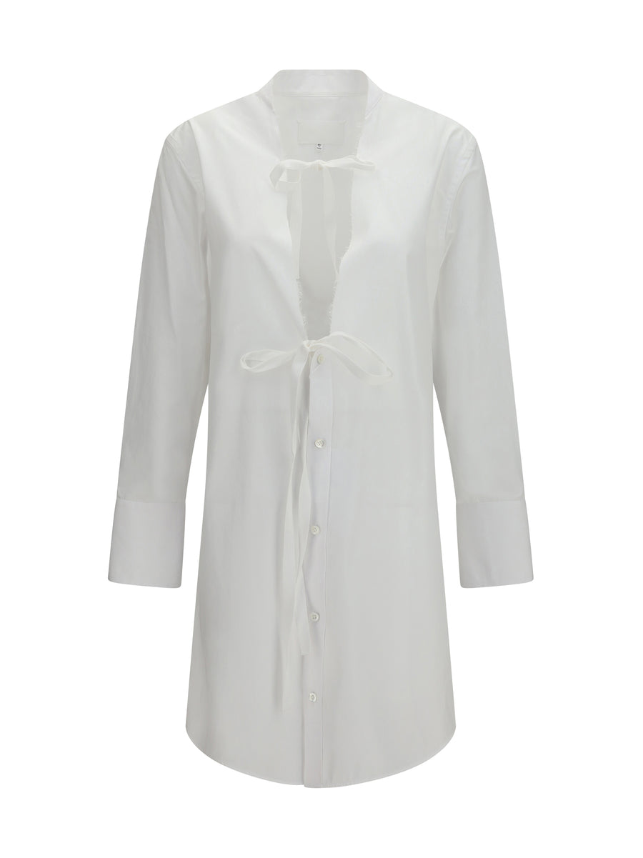 Maison Margiela 100% Cotton dress in white