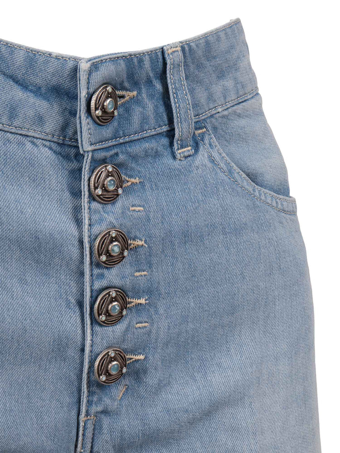 Koons Bot Gioie Pants Blue Lyocel Jean