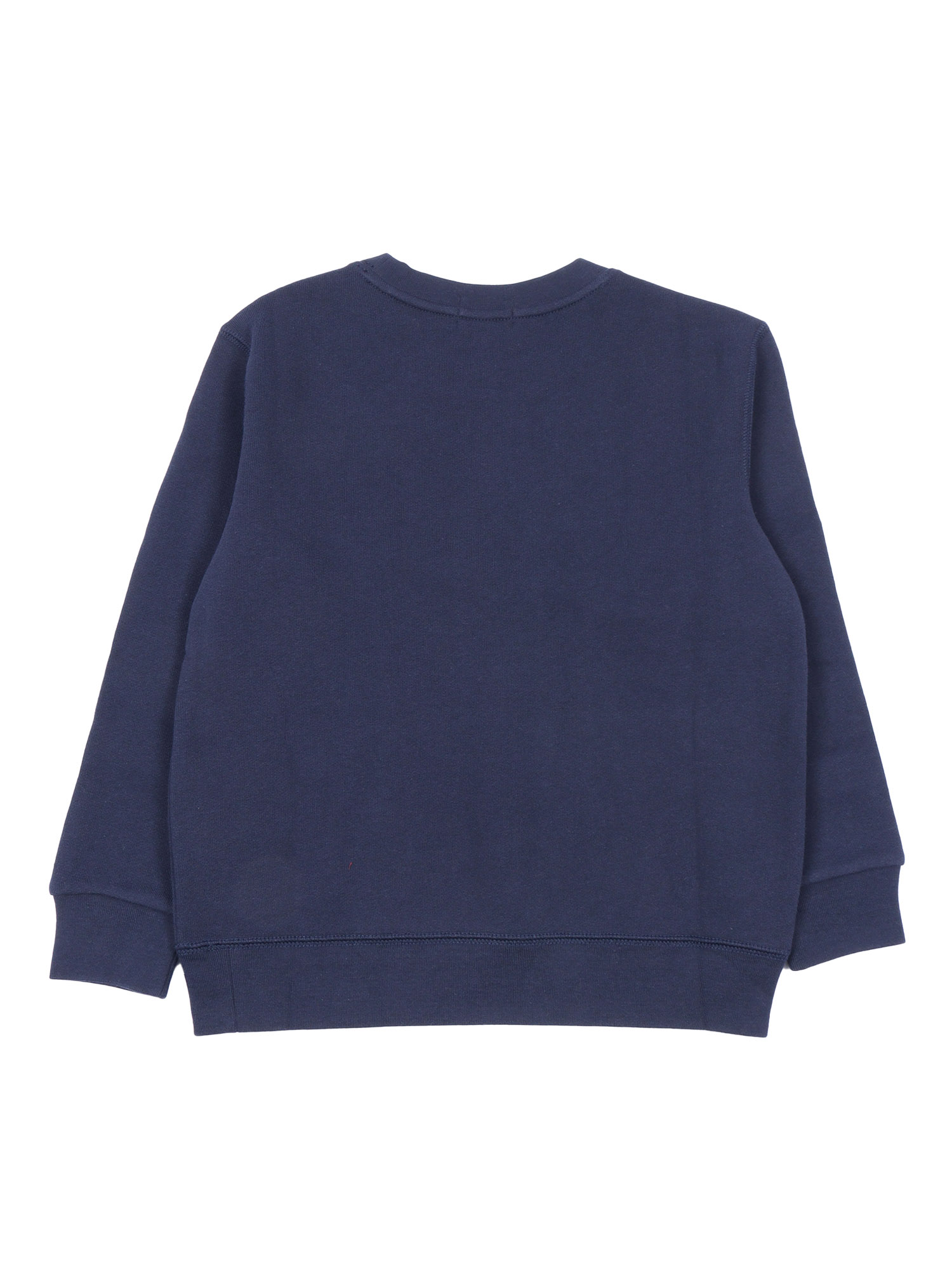 LS CN-TOPS-KNIT Blue Cotton Polyester Sweatshirt