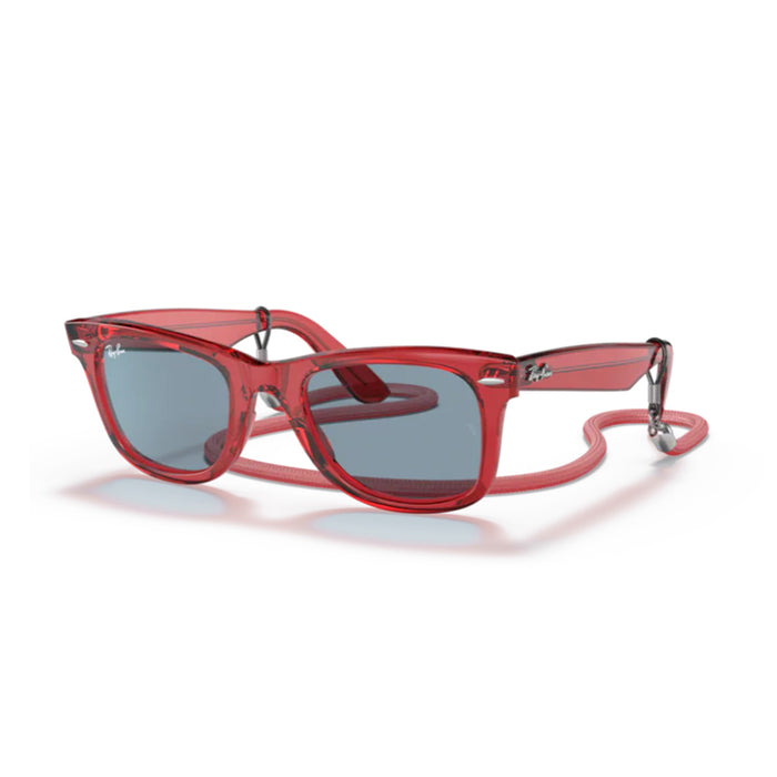 RB2140 Wayfarer Rosso Celluloid Occhiali Sole